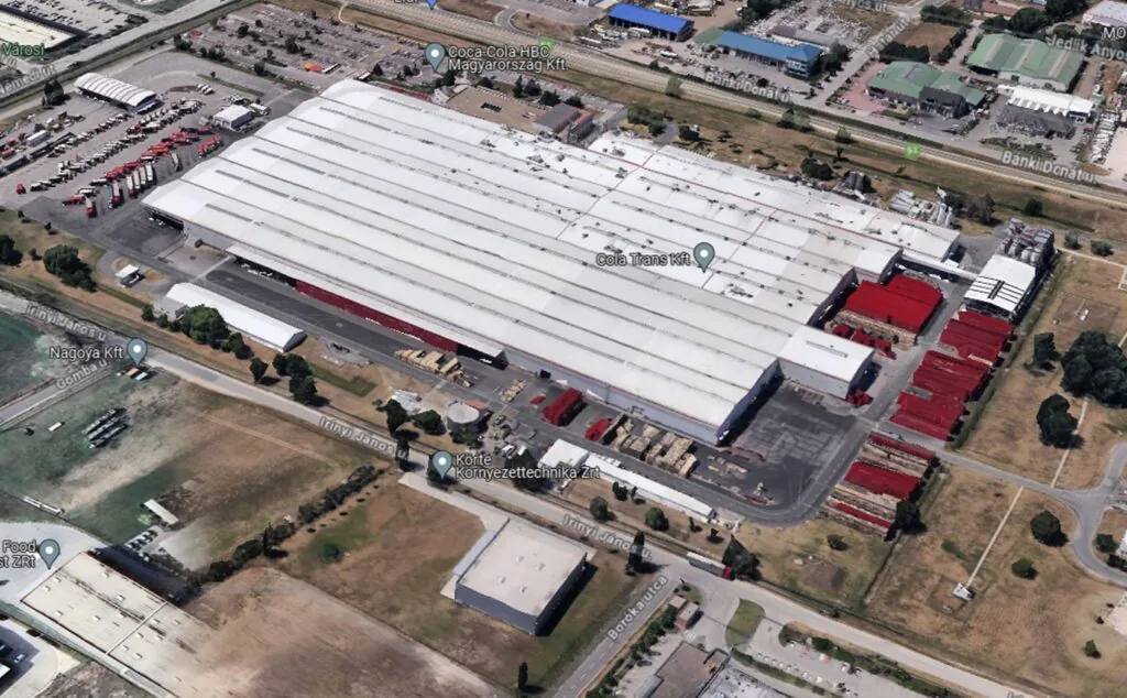 Coca-Cola HBC telephely felmérés — Dunaharaszti