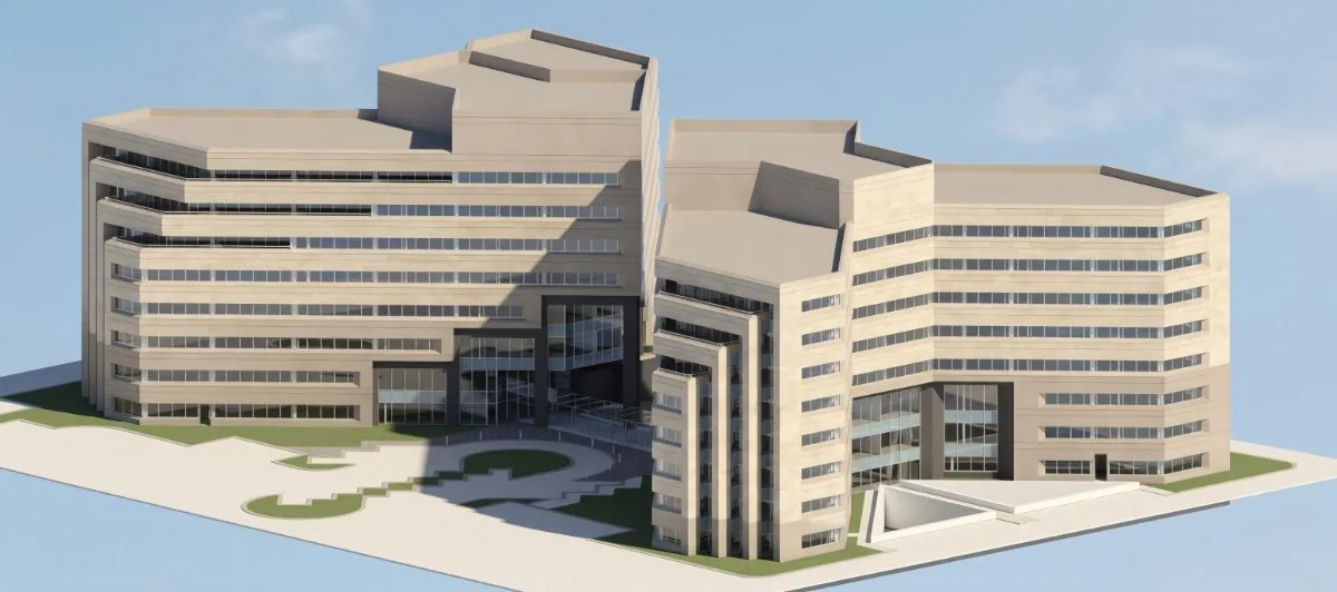 Executive Plaza irodaépület BIM modell — New York